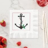 Nautical Anchor Weihnachtsbuch Napkins Serviette (Beispiel)