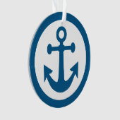 Nautical Anchor-Zollschmuck Ornament (Vorderseite)