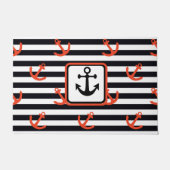 Nautical Anchors Away   Doormat Fußmatte (Vorderseite)