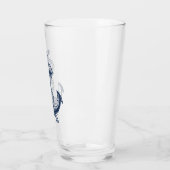 Nautical-Anker-Pintglas Glas (Links)