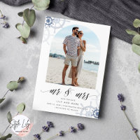 Nautical Arch Foto Elegante Hochzeit Save the Date