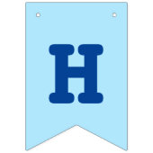 Nautical Baby Boy Bunting Wimpelkette (Dritte Fahne)