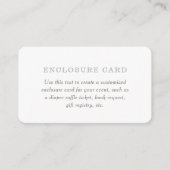 Nautical Baby Shot Custom Enclosure Card Begleitkarte (Vorderseite)