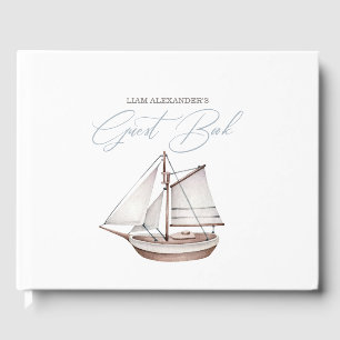 Nautical Baby Shower Sailor Gästebuch