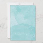 Nautical Baby Shower Succules Navy Blue Lavender Einladung (Rückseite)