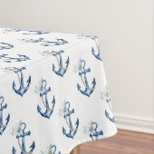 Nautical Baby Shower Tableclout | Navy Blue Floral Tischdecke (Beispiel)
