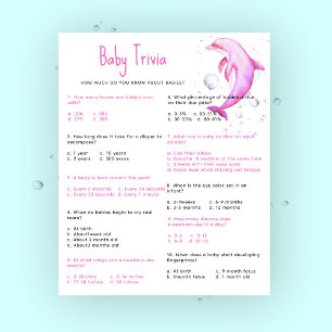 Nautical Baby Trivia   Baby Showspiel