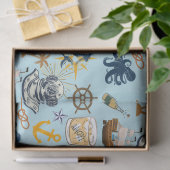 Nautical Bachelor Party Seidenpapier (Geschenk)