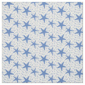 Nautical Beach Blue Starfish Muster Stoff (Muster)