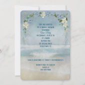 Nautical Beach Brautparty Einladung (Vorderseite)