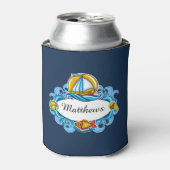 Nautical Beach Can Cooler - srf Dosenkühler (Kanne Vorderseite)