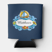 Nautical Beach Can Cooler - srf Dosenkühler (Vorderseite)