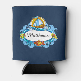 Nautical Beach Can Cooler - srf Dosenkühler