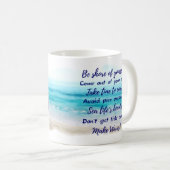 Nautical Beach Coffee Tasse Geschenk/Ocean Ratschl (VorderseiteRechts)