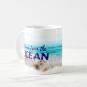 Nautical Beach Coffee Tasse Geschenk/Ocean Ratschl (Vorderseite Links)