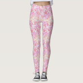 Nautical Beach Collage Hot Pink ID840 Leggings (Vorderseite)