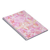 Nautical Beach Collage Hot Pink ID840 Notizblock (Rechte Seite)