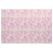 Nautical Beach Collage Hot Pink ID840 Stoff (Fat Quarter (45,7 x 55,9 cm))