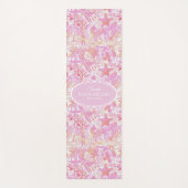 Nautical Beach Collage Hot Pink ID840 Yogamatte (Vorderseite)