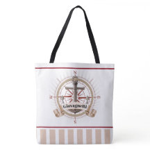 Nautical Beach Compass und Anchor