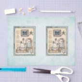 Nautical Beach Design Serie 15 Seidenpapier (Handwerk)