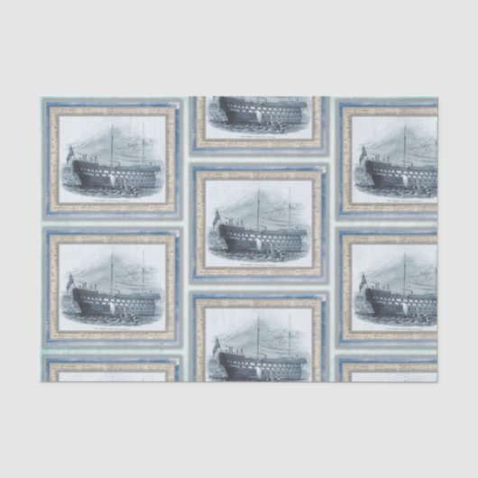 Nautical Beach Design Serie 19 Seidenpapier (Vorderseite)