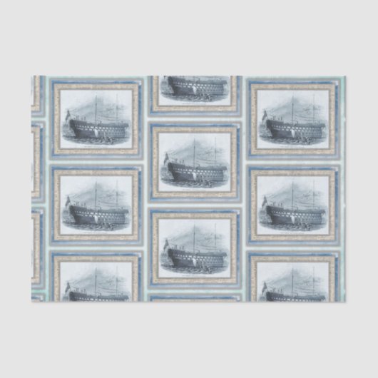 Nautical Beach Design Serie 20 Seidenpapier (Vorderseite)