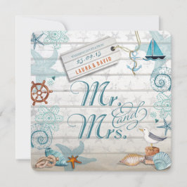 Nautical Beach | Einladung zur Hochzeit