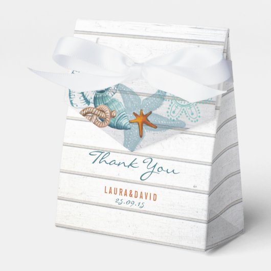 Nautical Beach | GASTGESCHENK HOCHZEIT Geschenkschachtel (Vorderseite)