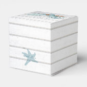 Nautical Beach | GASTGESCHENK HOCHZEIT Geschenkschachtel (Rückseite)