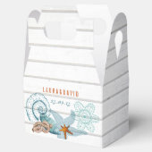 Nautical Beach | GASTGESCHENK HOCHZEIT Geschenkschachtel (Geöffnet)