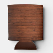 Nautical Beach House Familienname Anchor Wood Dosenkühler (Rückseite)