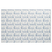 Nautical Beach Huts und Lighthouses Blue White Stoff (Fat Quarter (45,7 x 55,9 cm))