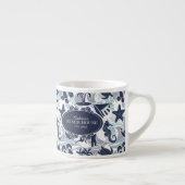 Nautical Beach Pattern Navy ID839 Espressotasse (Rechts)
