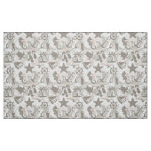 Nautical Beach Pattern Taupe ID839 Stoff (Fat Quarter (45,7 x 55,9 cm))