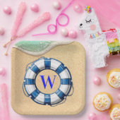 Nautical Beach Theme Pappteller (Party)