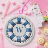 Nautical Beach Theme Pappteller (Party)