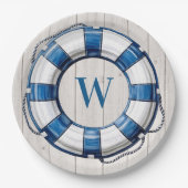 Nautical Beach Theme Pappteller (Vorderseite)