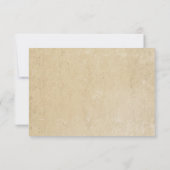 Nautical Beach Vintage Wedding Tischnummer Card (Rückseite)