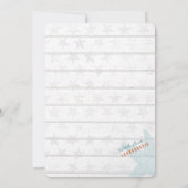 Nautical Beach Wedding | SAVE THE DATE (Rückseite)