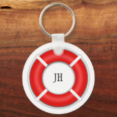 Nautical BeachBoat Life Reserver optional Schlüsselanhänger (Vorderseite)