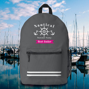 Nautical Best Sailor Gray Bedruckter Rucksack