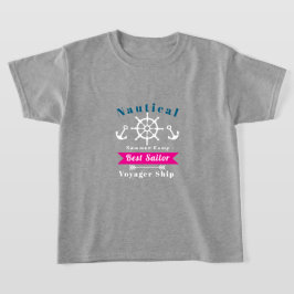 Nautical Best Sailor Gray T-Shirt