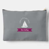 Nautical Best Sailor Gray Zubehörtasche (Rückseite)