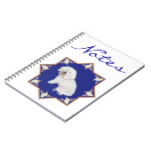 Nautical Bichon Frise Notizblock (Linke Seite)