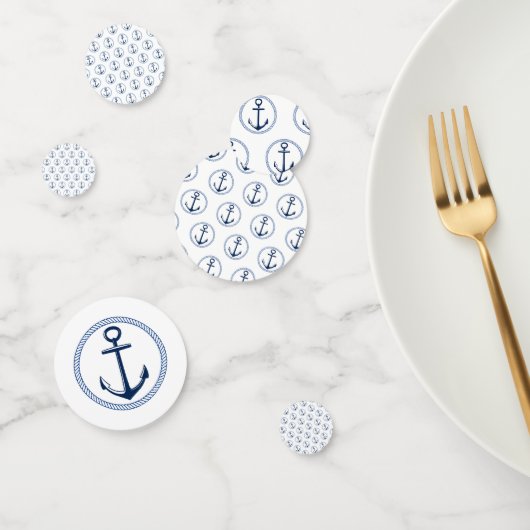 Nautical Blue Anchor Party Confetti Konfetti (Gruppe)