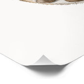 Nautical Blue Baby Bear Poster (Ecke)