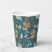 Nautical Blue Baby Dusche Party Pappbecher (Rechts)