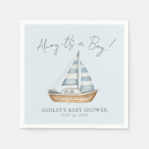 Nautical Blue Boy Baby Shower