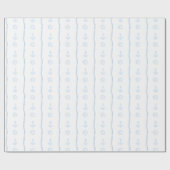 Nautical Blue Boy Ocean Baby Dusche Geschenkpapier (Flach)